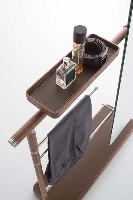 Valet detail of Alivar Ben Valet Stand and Tray