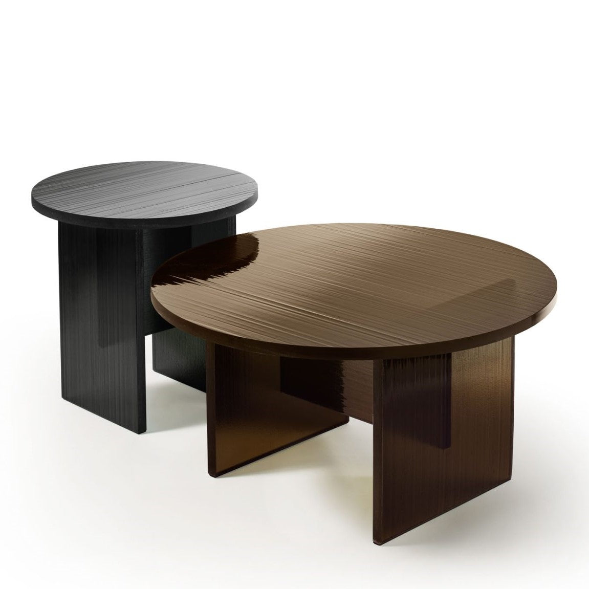 Gliss Coffee Table Bronze and Smoked DV Glass