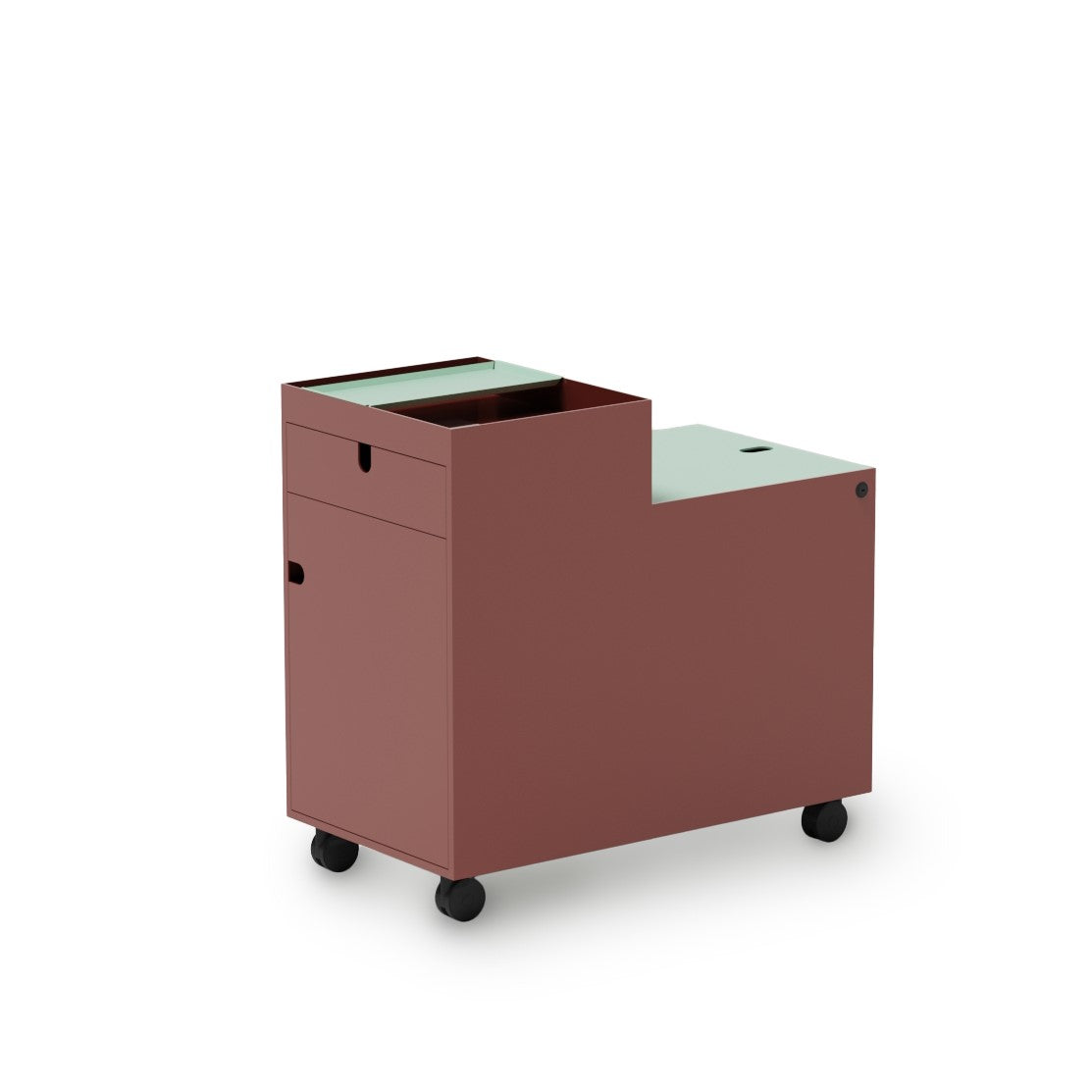 NEXT (Low) Rolling File & Container by Mueller Moebel – Mobile Storage with Modern Elegance