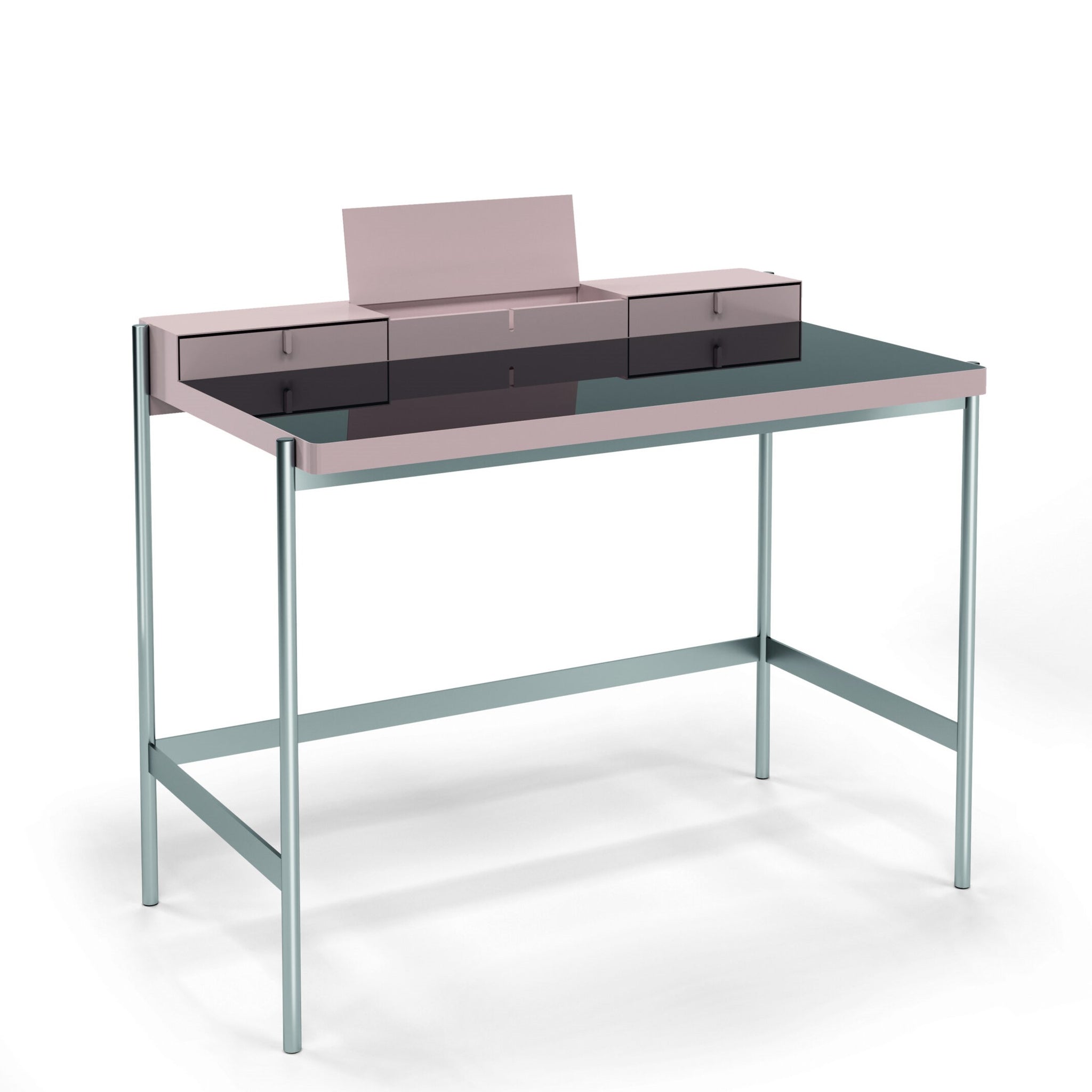 modern glass dressing table Mueller PS 20 Dressing Table – Modern Minimalist Desk