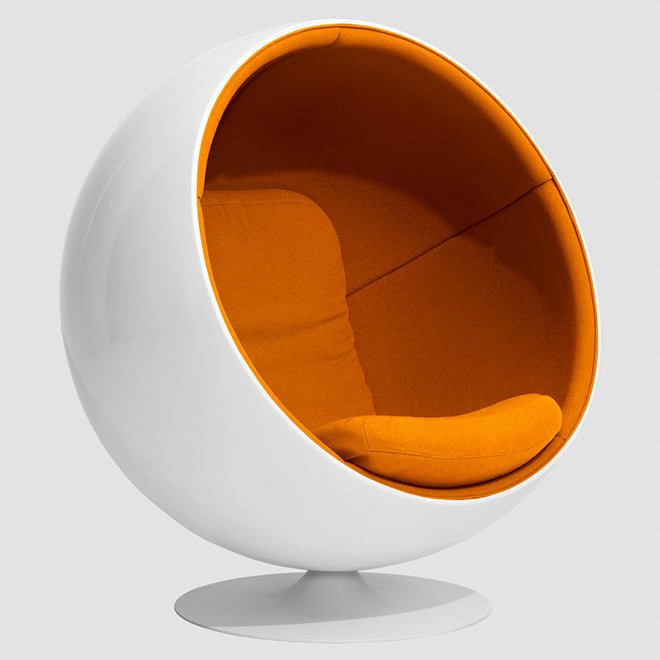 Authentic Aarnio_Ball Chair_Orange Fabric