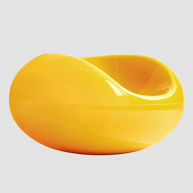 Authentic_Pastil_Eero Aarnio_Yellow_Rocker Chair