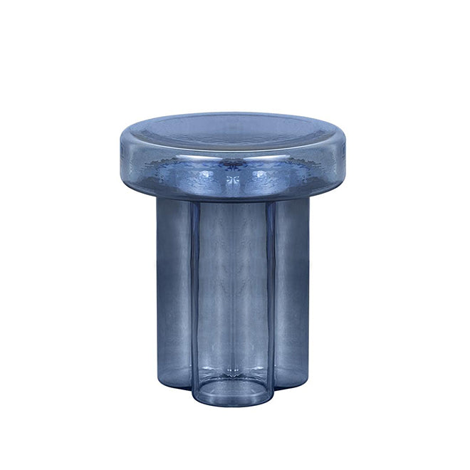 Blue Soda Table_Miniforms Blown Glass