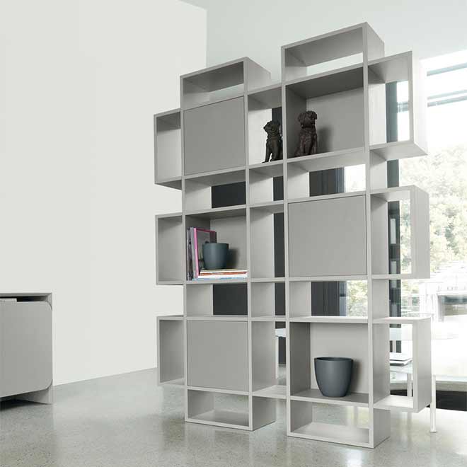 Bookcases - Antonello Italia Plaza Bookcase Lacquered