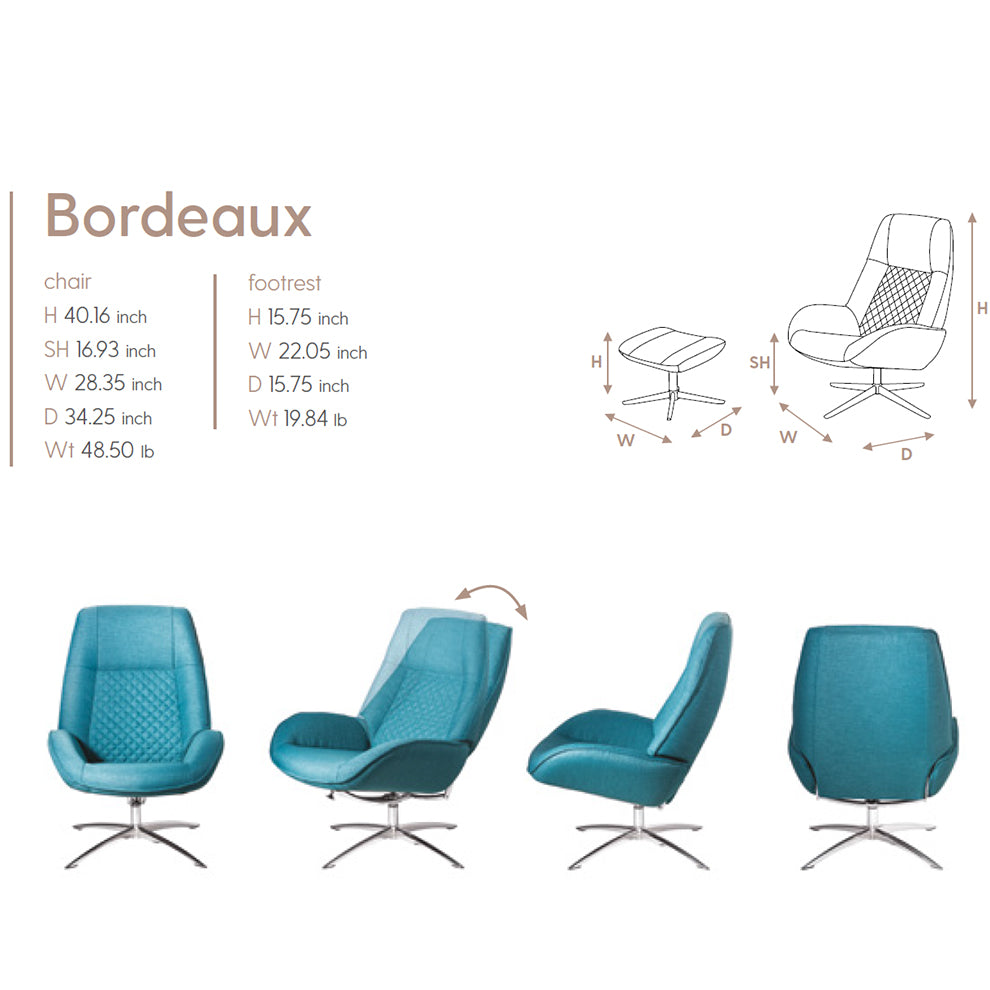 Recliners - Kebe Bordeaux Chair