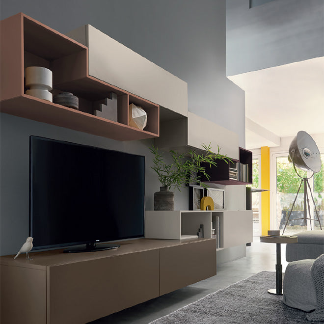 L6C03 Tetris TV Entertainment Unit Sangiacomo