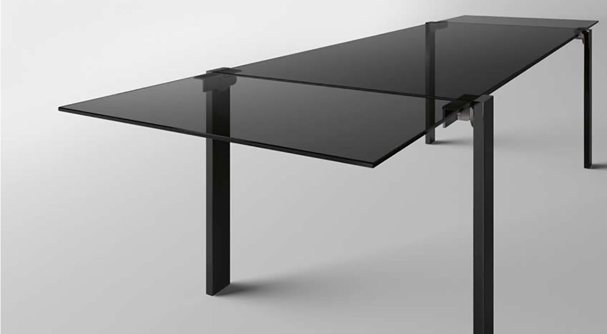 Automatic Smoked Glass Table_Livingstone Dark Tonellidesign