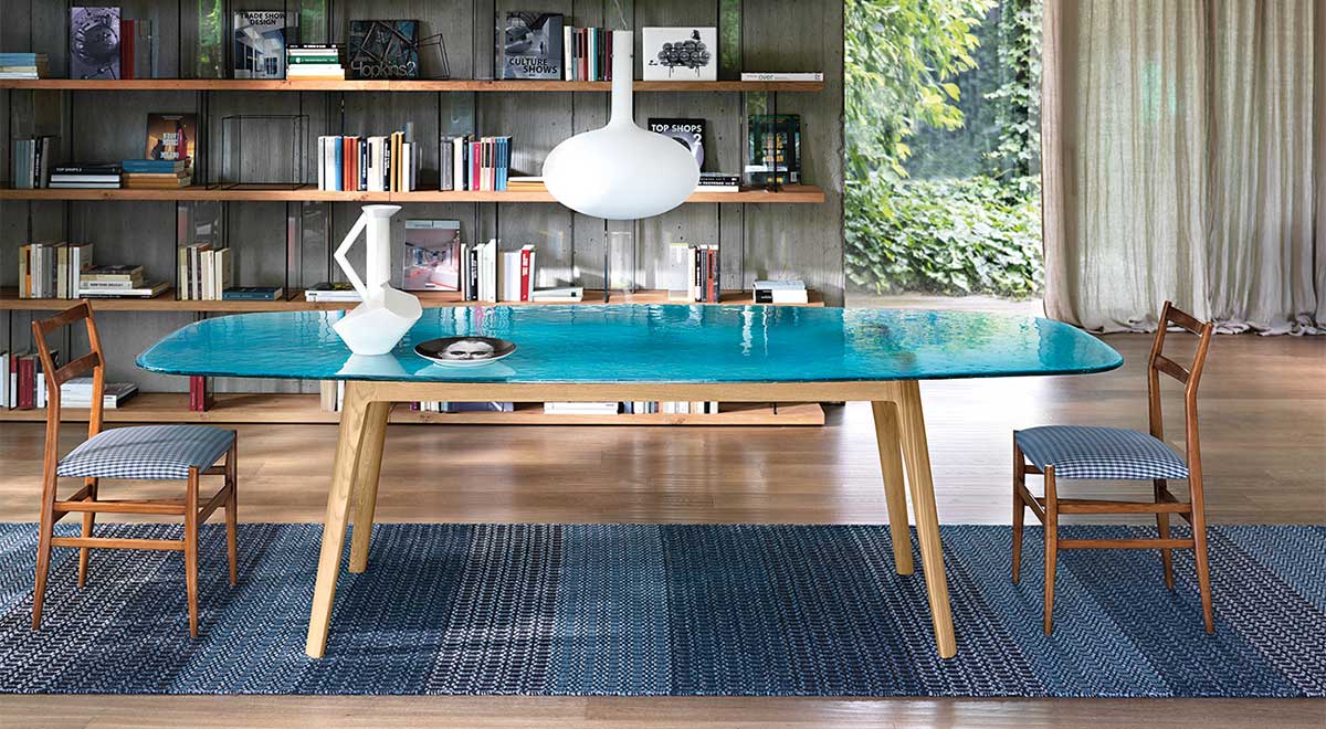 Dining Tables - Fiam Magma Table - Blue