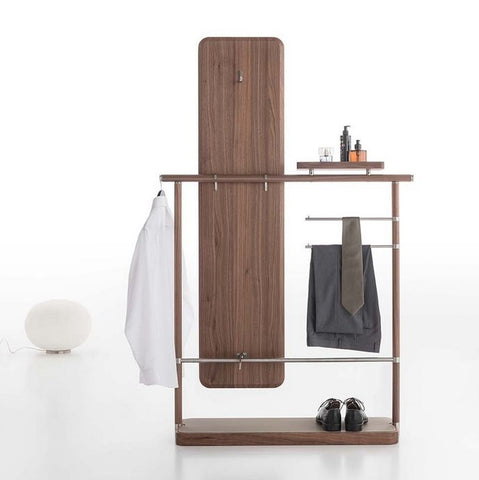 Alivar Ben Valet Clothes Stand in Walnut