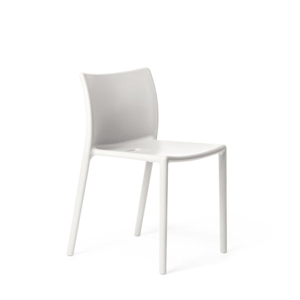 White Magis Air Chair by Jasper Morrison – Stackable & Weatherproof Design