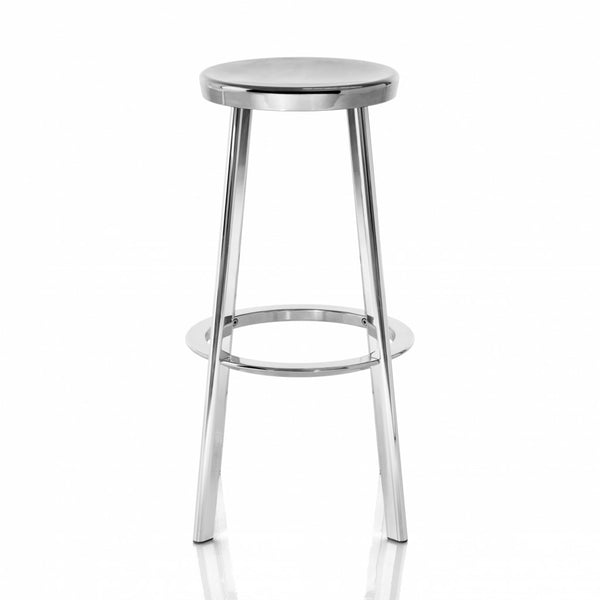 Magis Déjà-Vu Stool by Naoto Fukasawa – Polished Aluminium Design