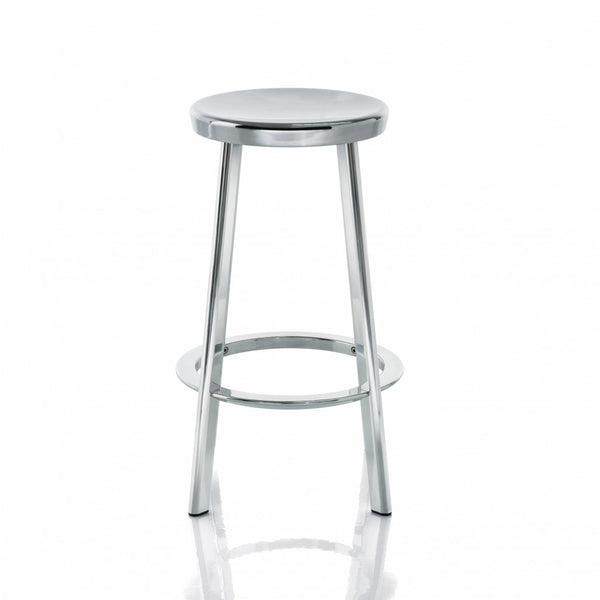 Magis Déjà-Vu Stool by Naoto Fukasawa – Polished Aluminum Design