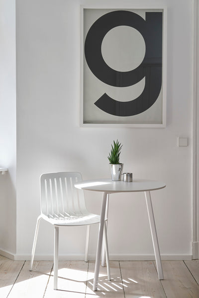 Magis Plato Chair by Jasper Morrison Stackable Aluminum Chair for Indoor & Outdoor Use