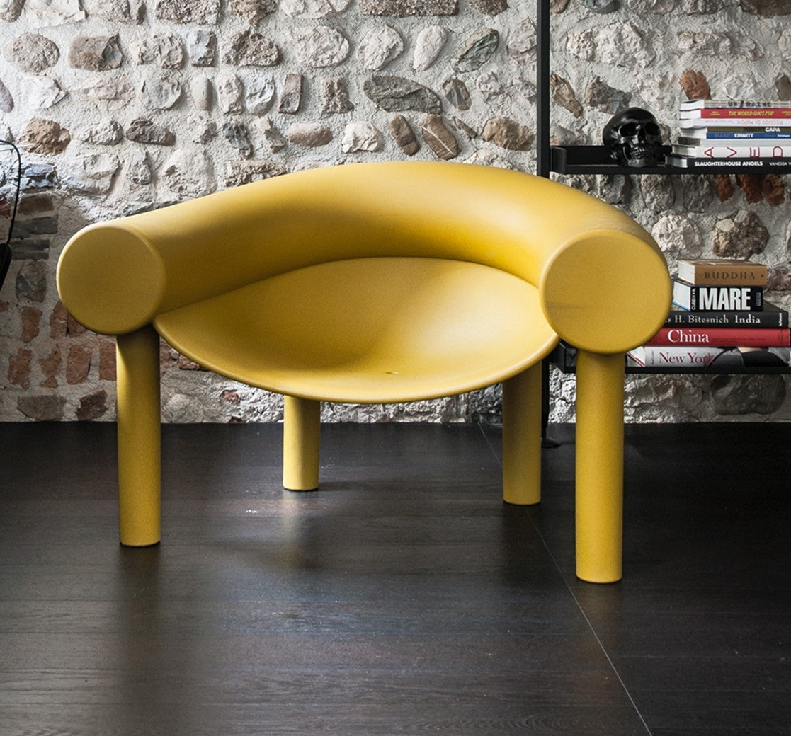 Magis Sam Son Chair by Konstantin Grcic in curry - matte polyethylene finish