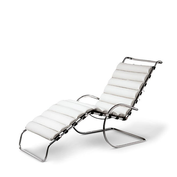 Mies vd Rohe Chaise Lounge in white | Alivar MVSEVM