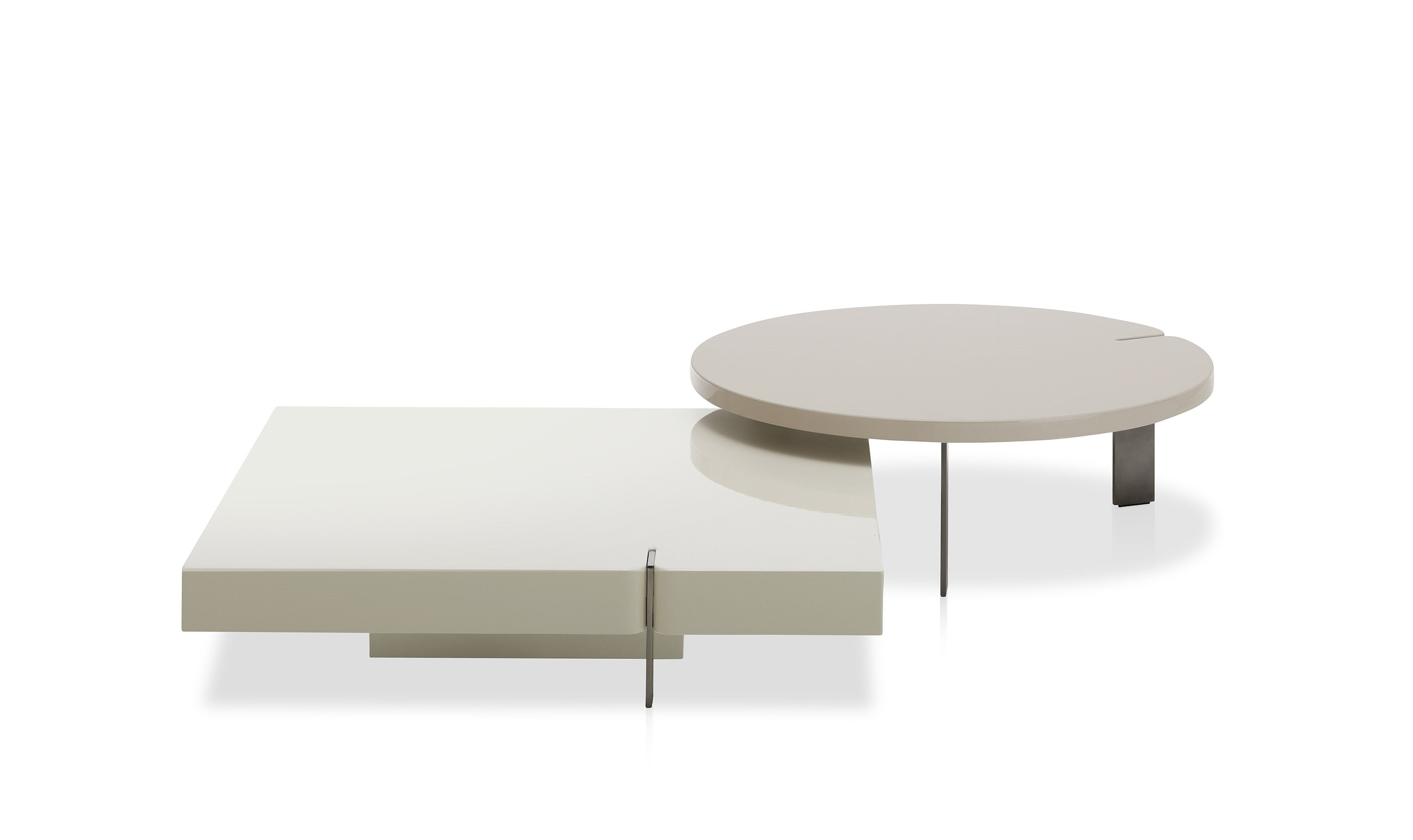 Saba Butter Coffee Table Pair