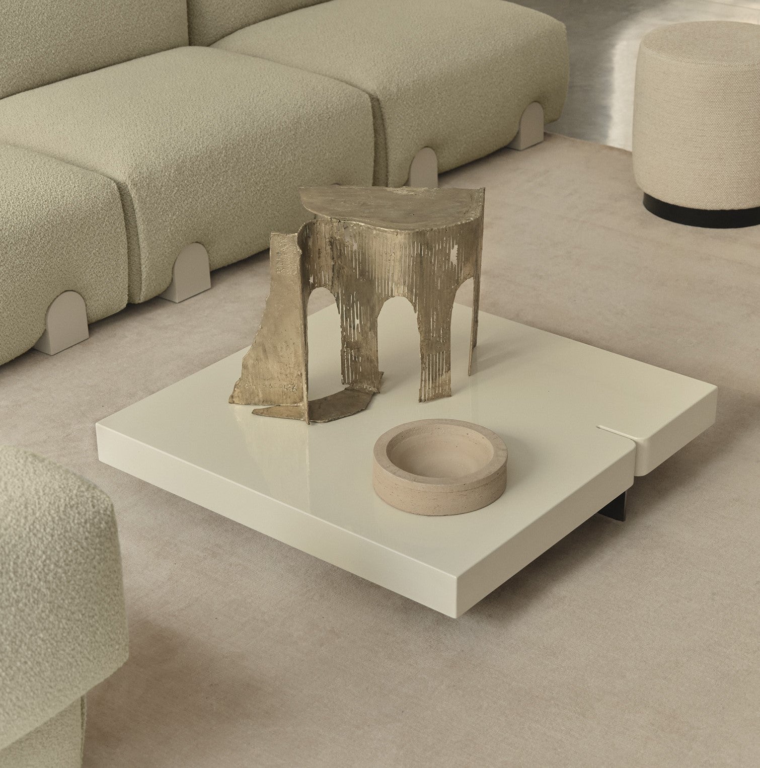 Saba Butter Square Coffee Table