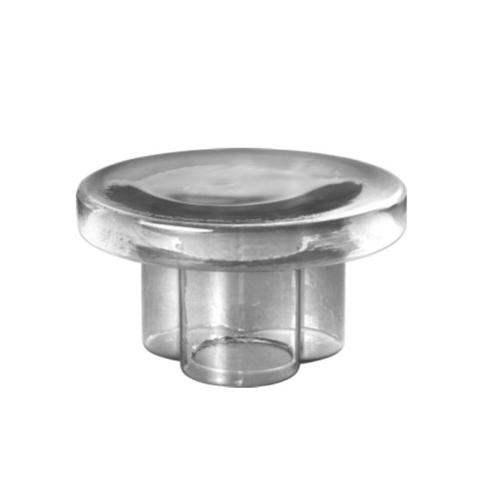 Miniforms Soda Table | 55cm Clear Blown Glass