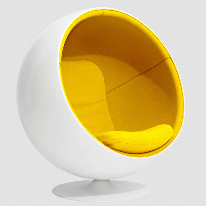Authentic Aarnio_Ball Chair_Yellow Fabric