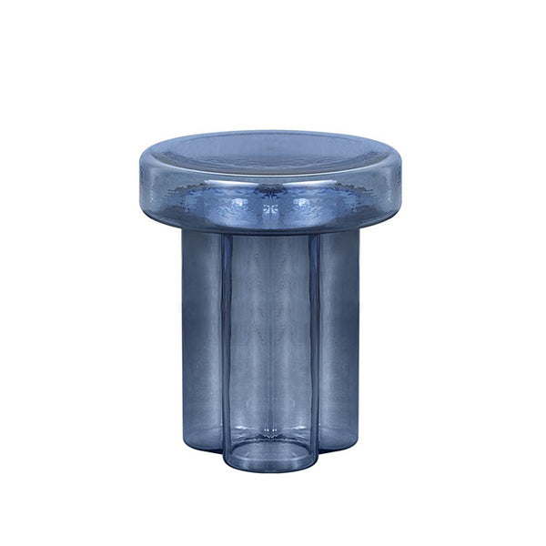 Blue Soda Table_Miniforms Blown Glass