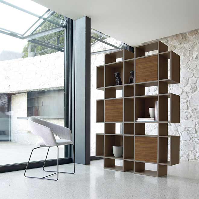 Bookcases - Antonello Italia Plaza Bookcase Wood