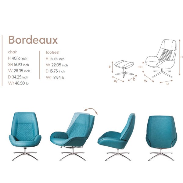 Recliners - Kebe Bordeaux Chair