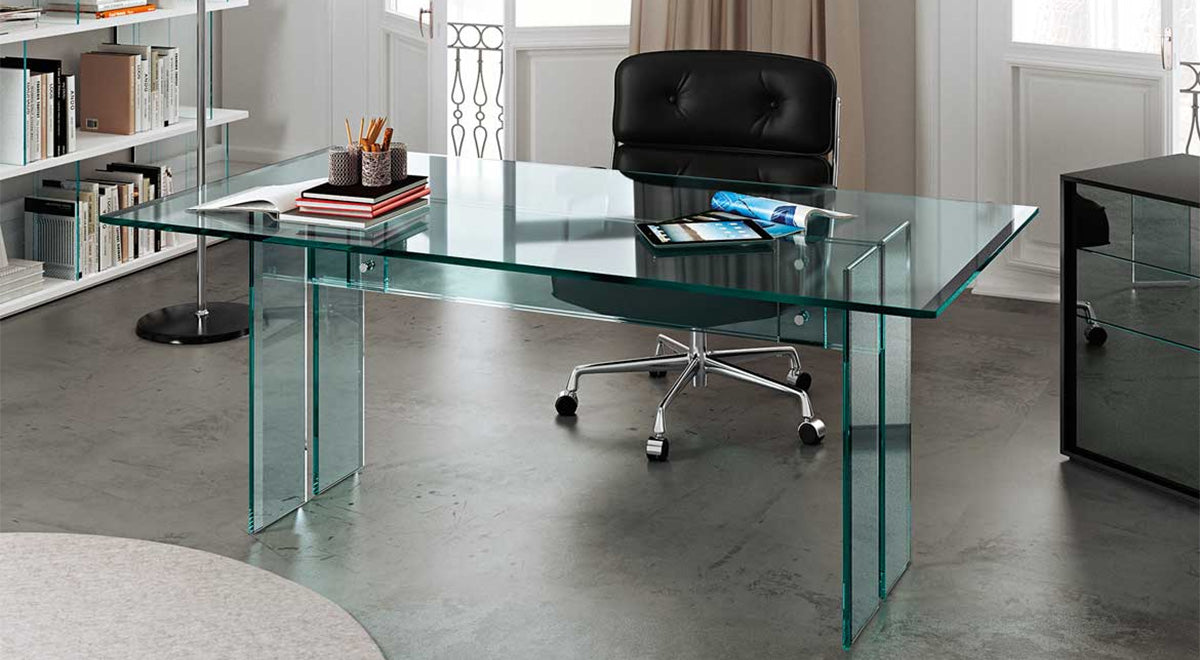 FIAM LLT Home Office Glass Desk