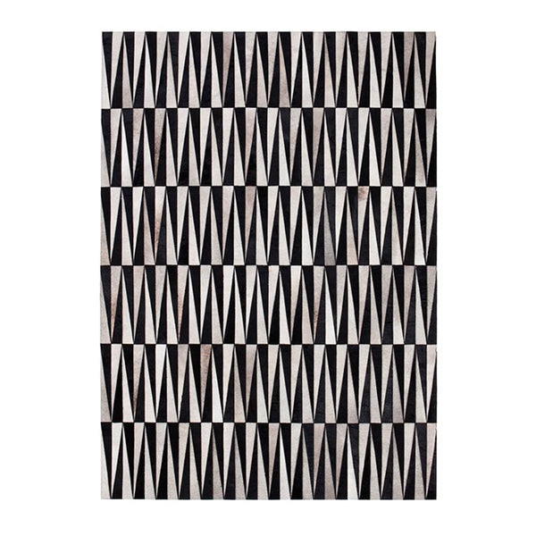Leather Rug - Linie Design Opal Black