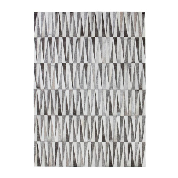 Leather Rugs - Linie Design Opal Grey