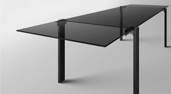 Automatic Smoked Glass Table_Livingstone Dark Tonellidesign
