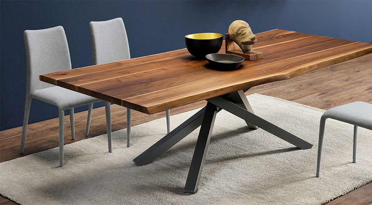 Tables - Midj Pechino Walnut Table