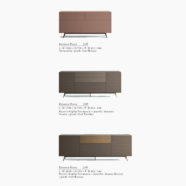 SanGiacomo DominoMono Sideboard Wood Lacquer
