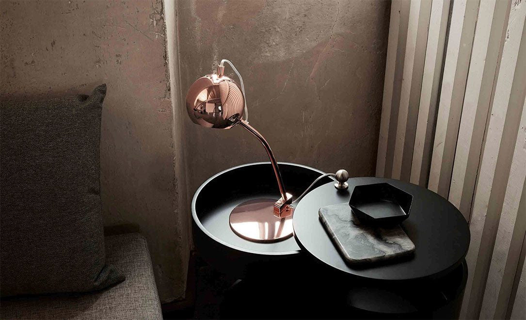 Monica Snestorm klippe Ball Table Lamp | Frandsen Lighting | Modern Desk Lamp – modernpalette