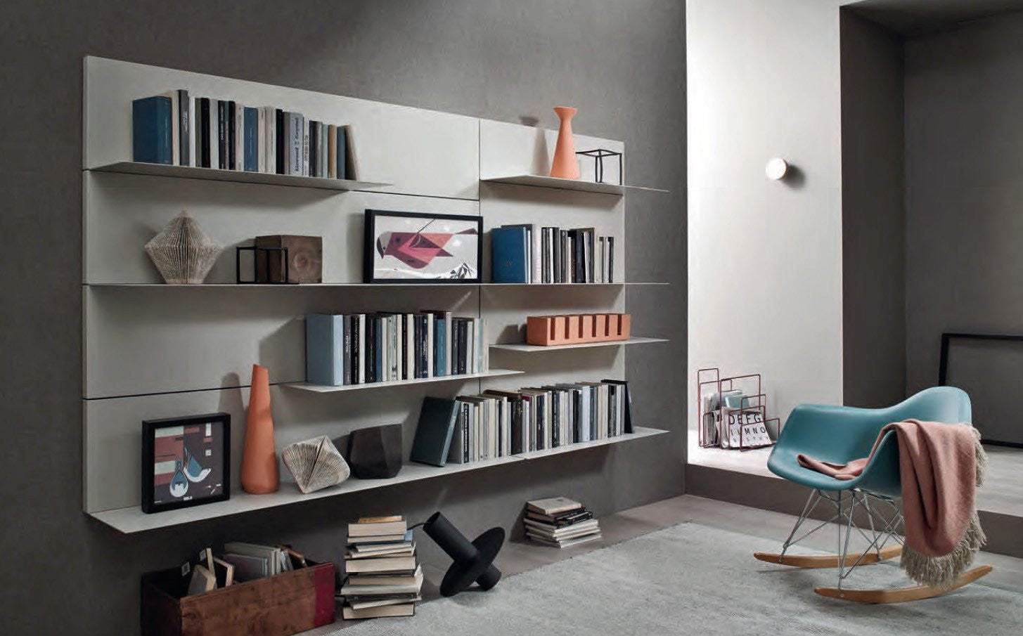 TV Media Unit - Sangiacomo L5C38 Shelf Wall